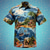 cheap Men&#039;s Printed Shirts-River Casual Men&#039;s Shirt Outdoor Street Casual Daily Fall Turndown Short Sleeve Blue S M L Shirt