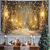 cheap Landscape Tapestry-Tree Golden Street Hanging Tapestry Wall Art Large Tapestry Mural Decor Photograph Backdrop Blanket Curtain Home Bedroom Living Room Decoration