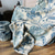 billige hjem-blomstermønster linned tæppe med frynser til sofa/seng/sofa/gave, naturlig vasket hør ensfarvet blød åndbar hyggelig bondegård boho boligindretning