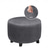 cheap Ottoman Cover-Round Velvet Ottoman Cover Folding Storage Stool Furniture Protector Soft Slipcover with Elastic Bottom Ottoman Cover