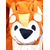 billige Dyrekostyme-Kigurumi-pysjamas Fancy kostyme Nattøj Dyremønster Flere Kostymer Hund Varm Ett Stykke Behagelig Voksne Unisex Damer og Herrer Halloween Karneval Fest Ytelse homewear Kle deg opp