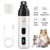 cheap Household Appliances-Rechargeable Electric Pet Nail Clippers - Quiet Trimmer for Cats and Dogs - USB Charging - Gentle Grooming for Paws