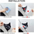 cheap Car Stickers-2pcs Car Black Cat Peeking Sticker Funny Vinyl Decal Car Styling Decoration Accessories Auto Exterior Decor For Car