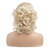 cheap Older Wigs-Short Curly Blonde Wig for Women Soft Synthetic Heat Resistant Party Costumes Halloween Wigs