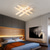 economico Lampade da soffitto-plafoniera a led con 4 teste Plafoniera a 6 teste che può emettere luce nella parte inferiore adatta per camere da letto ristoranti sale studio camere per gli ospiti e sale di ricevimento ac220v ac110
