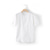 זול חולצות פשתן לגברים-100% פישתן בגדי ריקוד גברים חולצה חולצת פשתן לבן בז&#039; שרוולים קצרים אחיד צווארון עגול קצר קיץ בָּחוּץ יומי ביגוד