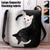 cheap Graphic Print Bags-Yin Yang Cat Design Crossbody Bag - Artistic Black and White Cat Print Shoulder Bag for Women, Perfect for Casual and Everyday Use