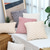 abordables maison-Housse de coussin décorative en peluche douce, 1 pièce, taie d&#039;oreiller carrée douce, pour chambre à coucher, salon, canapé, chaise, rose, jaune