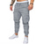 voordelige Cargobroeken-Voor heren Cargohosen Cargo-broek Broek Elastische taille Effen Kleur Voor buiten Volledige lengte Casual Dagelijks Streetwear Stijlvol Marine Leger groen Medium Taille