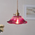 economico Luci Isola cucina-lampada a sospensione in vetro isola della cucina apparecchio di illuminazione, lampada da soffitto a sospensione in stile paralume in vetro viola, sala da pranzo camera da letto bar rustico lampadario a sospensione e27