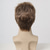 cheap Mens Wigs-Synthetic Wig Uniforms Career Costumes Princess kinky Straight Middle Part Layered Haircut Machine Made Wig 8 inch Ash Brown#8 Synthetic Hair Men&#039;s Cosplay Party Fashion Brown