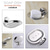 baratos Conjunto de acessórios de casa de banho-conjunto de acessórios de banheiro barra de toalha suporte de papel higiênico novo design adorável criativo contemporâneo tradicional aço inoxidável metal de baixo carbono 1 unidade - banheiro único