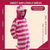 cheap Onesie Costumes-Adults&#039; Kigurumi Pajamas Cat Chesire Cat Animal Striped Onesie Pajamas Polar Fleece Cosplay For Men and Women Halloween Animal Sleepwear Cartoon Festival / Holiday Costumes / Leotard / Onesie