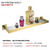 cheap Shower Caddy-Shower Caddy Bathroom Shelf Adorable Creative Contemporary Modern Stainless Steel Tempered Glass Metal 1PC - Bathroom Wall Mounted