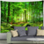 cheap Forest Tapestry-Landscape Forest Sunshine Hanging Tapestry Wall Art Large Tapestry Mural Decor Photograph Backdrop Blanket Curtain Home Bedroom Living Room Decoration