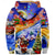 cheap Ugly Christmas Sweater &amp; T-Shirts-Christmas Cosplay Outerwear Zip-Up Hoodie Anime Graphic Outerwear For Men&#039;s Women&#039;s Unisex Adults&#039; 3D Print 100% Polyester Party Festival