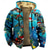 cheap Ugly Christmas Sweater &amp; T-Shirts-Christmas Cosplay Outerwear Zip-Up Hoodie Anime Graphic Outerwear For Men&#039;s Women&#039;s Unisex Adults&#039; 3D Print 100% Polyester Party Festival