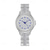 abordables Relojes de Cuarzo-Reloj de pulsera reloj de cuarzo para mujer cristal de diamante completo cuarzo analógico brillo moda lujo bling pulsera de diamantes de imitación acero inoxidable