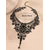 voordelige Accessoires en meer-ketting kant choker ketting punk&amp;amp;gotische legering voor disco cosplay carnaval dames kostuum sieraden mode sieraden