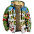 cheap Ugly Christmas Sweater &amp; T-Shirts-Christmas Cosplay Outerwear Zip-Up Hoodie Anime Graphic Outerwear For Men&#039;s Women&#039;s Unisex Adults&#039; 3D Print 100% Polyester Party Festival