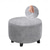 cheap Ottoman Cover-Round Velvet Ottoman Cover Folding Storage Stool Furniture Protector Soft Slipcover with Elastic Bottom Ottoman Cover