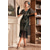 economico Abiti degli anni '20-set con vestito stile flapper fascia con piume guanti lunghi da opera collana orecchini bocchino bocchino da donna anni '20 ruggenti anni '20 ragazza flapper abiti da cocktail in maschera costume del