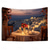 cheap Wedding-Wedding Decorations Backdrop Photograph Wall Hanging Large Tapestry Art Mural Decor Blanket Curtain Home Bedroom Living Room Decoration Santorini Proposal
