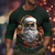 cheap Men&#039;s Christmas T shirt-Graphic Santa Claus Fashion Designer Casual Men&#039;s 3D Print T shirt Tee Sports Outdoor Holiday Going out Christmas T shirt Black Red Burgundy Long Sleeve Crew Neck Shirt Spring &amp;  Fall Clothing Apparel