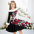 cheap 3D Flower Dress-Girls&#039; 3D Floral Dress Long Sleeve 3D Print Fall Winter Sports &amp; Outdoor Daily Holiday Cute Casual Beautiful Kids 3-12 Years Casual Dress Swing Dress A Line Dress Above Knee Polyester Regular Fit