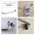 baratos Conjunto de acessórios de casa de banho-conjunto de acessórios de banheiro barra de toalha suporte de papel higiênico novo design adorável criativo contemporâneo tradicional aço inoxidável metal de baixo carbono 1 unidade - banheiro único