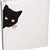 cheap Car Stickers-2pcs Car Black Cat Peeking Sticker Funny Vinyl Decal Car Styling Decoration Accessories Auto Exterior Decor For Car