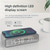 cheap Wireless Chargers-Wireless Charger Time Alarm Clock LED Digital Thermometer Earphone Phone Chargers Fast Charging Dock Station For IPhone 15 14 13 12 Samsung