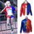 levne Dámské Kostýmy-Žolík Suicide Squad Cosplay kostým Úbory Cosplay kostým for Dámské Dívčí Dětské Dospělé předvečer Všech svatých Den dětí