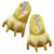 abordables Disfraz de Animal-Conjunto con pijama kigurumi onesie de franela, zapatillas con garras, conjunto de 2 piezas, ropa de dormir de camuflaje, lindo pika pika, animal de dibujos animados, ropa para el hogar unisex para