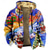 cheap Ugly Christmas Sweater &amp; T-Shirts-Christmas Cosplay Outerwear Zip-Up Hoodie Anime Graphic Outerwear For Men&#039;s Women&#039;s Unisex Adults&#039; 3D Print 100% Polyester Party Festival