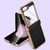 cheap Samsung Cases-Phone Case For Samsung Galaxy Z Flip 5 Back Cover Shockproof Genuine Leather