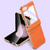 cheap Samsung Cases-Phone Case For Samsung Galaxy Z Flip 5 Back Cover Shockproof Genuine Leather