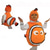cheap Girls' Costumes-Nemo Cosplay Costume Outfits Kings Day Cosplay Costume for Boys' Girls' Kid's Children's Day