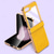 cheap Samsung Cases-Phone Case For Samsung Galaxy Z Flip 5 Back Cover Shockproof Genuine Leather