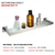 cheap Shower Caddy-Shower Caddy Bathroom Shelf Adorable Creative Contemporary Modern Stainless Steel Tempered Glass Metal 1PC - Bathroom Wall Mounted