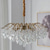cheap Sputnik Design-LED Chandeliers Modern Luxury, 42/50/60/80cm 6/6/12/14-Light Gold Crystal for Home Interiors Kitchen Bedroom Iron Art Tree Branch Lamp Creative Lamp Light Warm White 110-240V