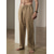 cheap Linen Pants-40% Linen Men&#039;s Linen Pants Trousers Work Pants Beach Pants Pocket Drawstring Elastic Waist Plain Comfort Soft Daily Weekend Streetwear Casual Dark Khaki Black Micro-elastic