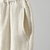 Χαμηλού Κόστους casual παντελόνι-100% Λινό Ανδρικά Λευκά παντελόνια Παντελόνια Κορδόνι Ελαστική μέση Ισιο πόδι Σκέτο Άνεση Αναπνέει Causal Καθημερινά Αργίες Μοντέρνα Κλασσικό στυλ Μαύρο Βαθύ μπλε
