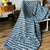 voordelige thuis-blauwe geruite stijl linnen deken met franje voor bank/bed/bank/cadeau, natuurlijk gewassen vlas effen kleur zacht ademend gezellige boerderij boho interieur