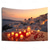 cheap Wedding-Wedding Decorations Backdrop Photograph Wall Hanging Large Tapestry Art Mural Decor Blanket Curtain Home Bedroom Living Room Decoration Santorini Proposal