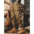 cheap Cargo Pants-Men's Cargo Pants Cargo Trousers Techwear Pocket Drawstring Elastic Waist Plain Comfort Breathable Outdoor Daily Going out Fashion Casual Black Khaki