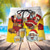 olcso Fürdőruha és strandnadrágok-férfi deszka nadrág sör rövidnadrág fürdőnadrág húzózsinór hálós béléssel elasztikus derék Mikulás sör gyorsan száradó rövid nyaralás strand hawaii alkalmi sárga mikroelasztikus