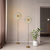 billige led gulvlampe-moderne gulvlampe innendørs elegant gulvlampe moderne stue soverom krystall stående lampe kreativ personlighet gulvlampe høy lampe for soverom 110-240v