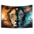 cheap Animal Tapestries-Yinyang Dual Lions Hanging Tapestry Wall Art Large Tapestry Mural Decor Photograph Backdrop Blanket Curtain Home Bedroom Living Room Decoration