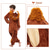 abordables Disfraces para parejas y grupos-Niños Adulto Animal Caricatura Traje de grupo Vestimenta Nocturna Camuflaje Disfraz de carnaval Dinosaurio León Pijamas de una pieza Pijamas Kigurumi Estilo lindo por Hombre y mujer Niños y niñas